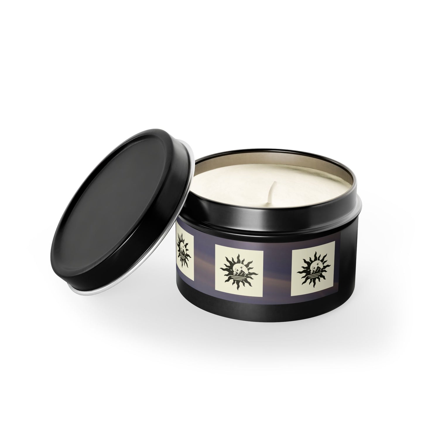 Hand-Poured Vanilla Bean Scent Tin Candle by Wilde & Co