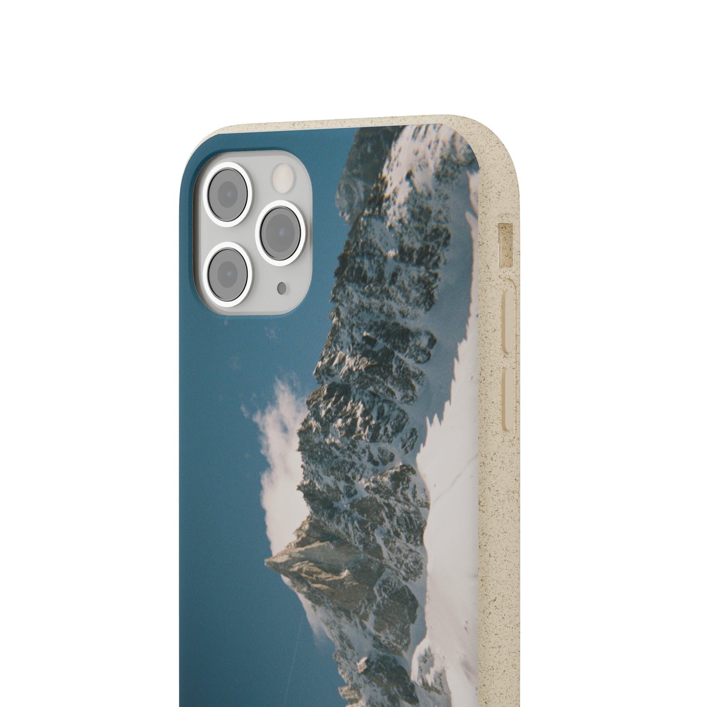 Winter Panorama of Matterhorn on a Biodegradable Case