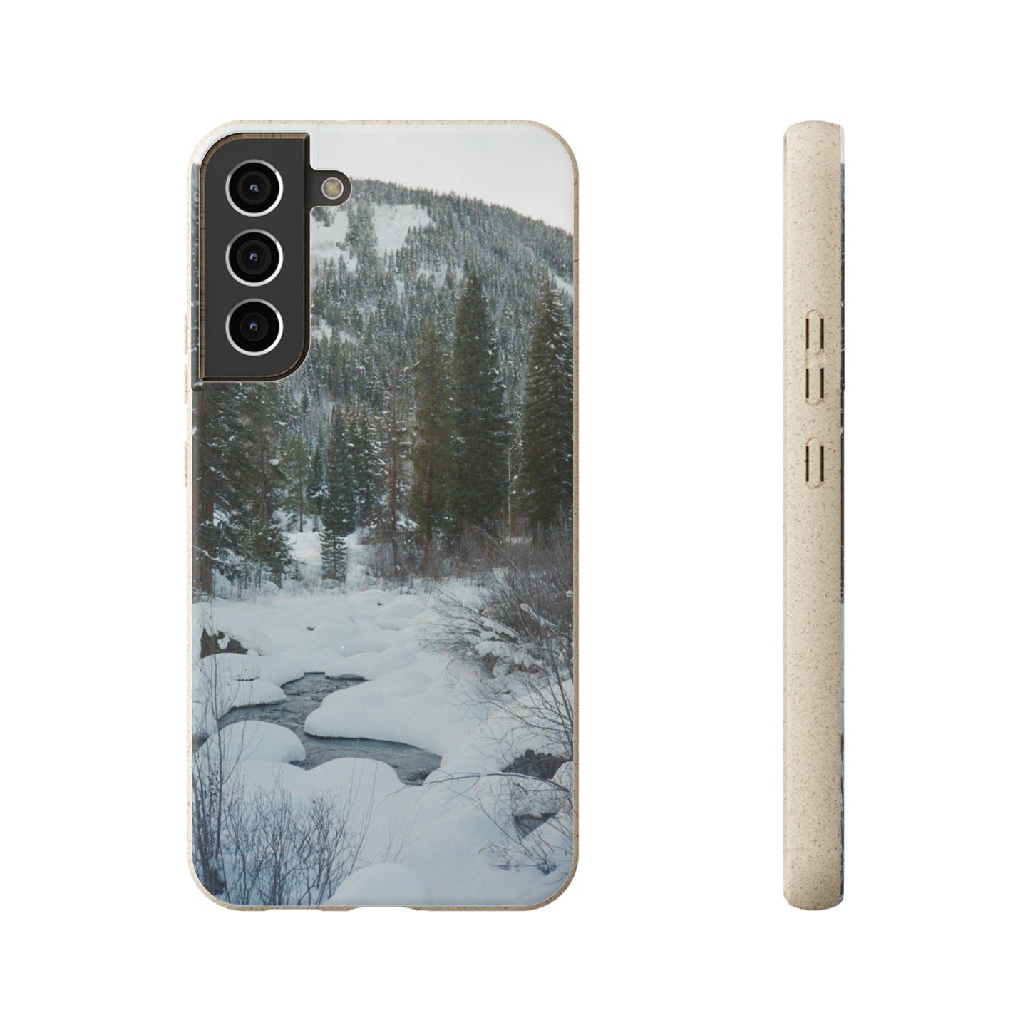 Serene Winter Colorado Landscape Film Photo printed on Biodegradable Case