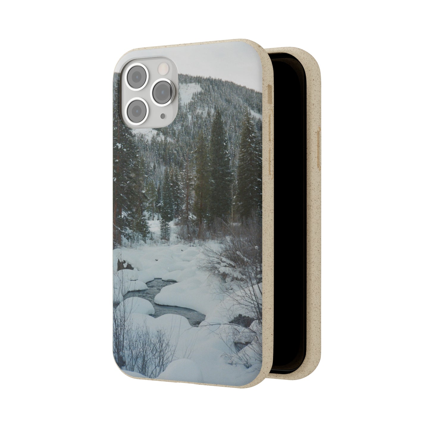 Serene Winter Colorado Landscape Film Photo printed on Biodegradable Case