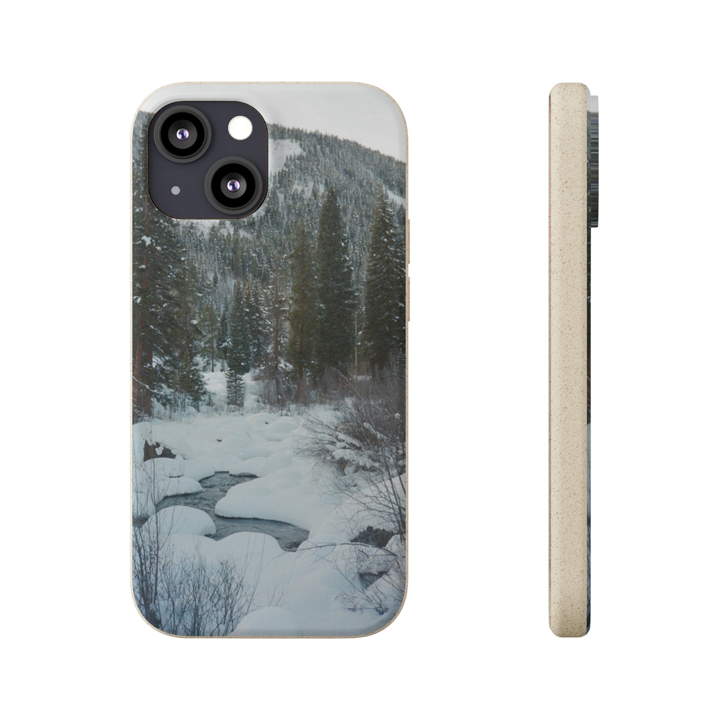Serene Winter Colorado Landscape Film Photo printed on Biodegradable Case
