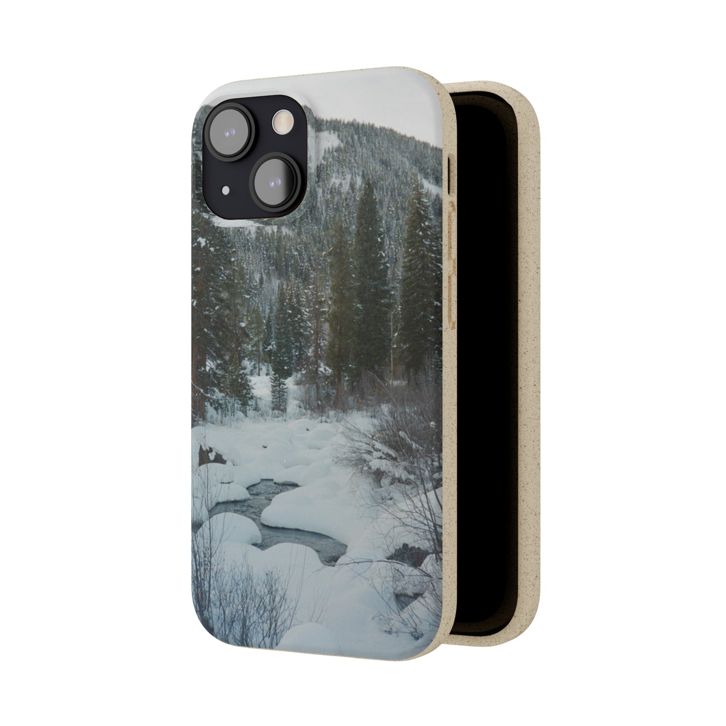 Serene Winter Colorado Landscape Film Photo printed on Biodegradable Case
