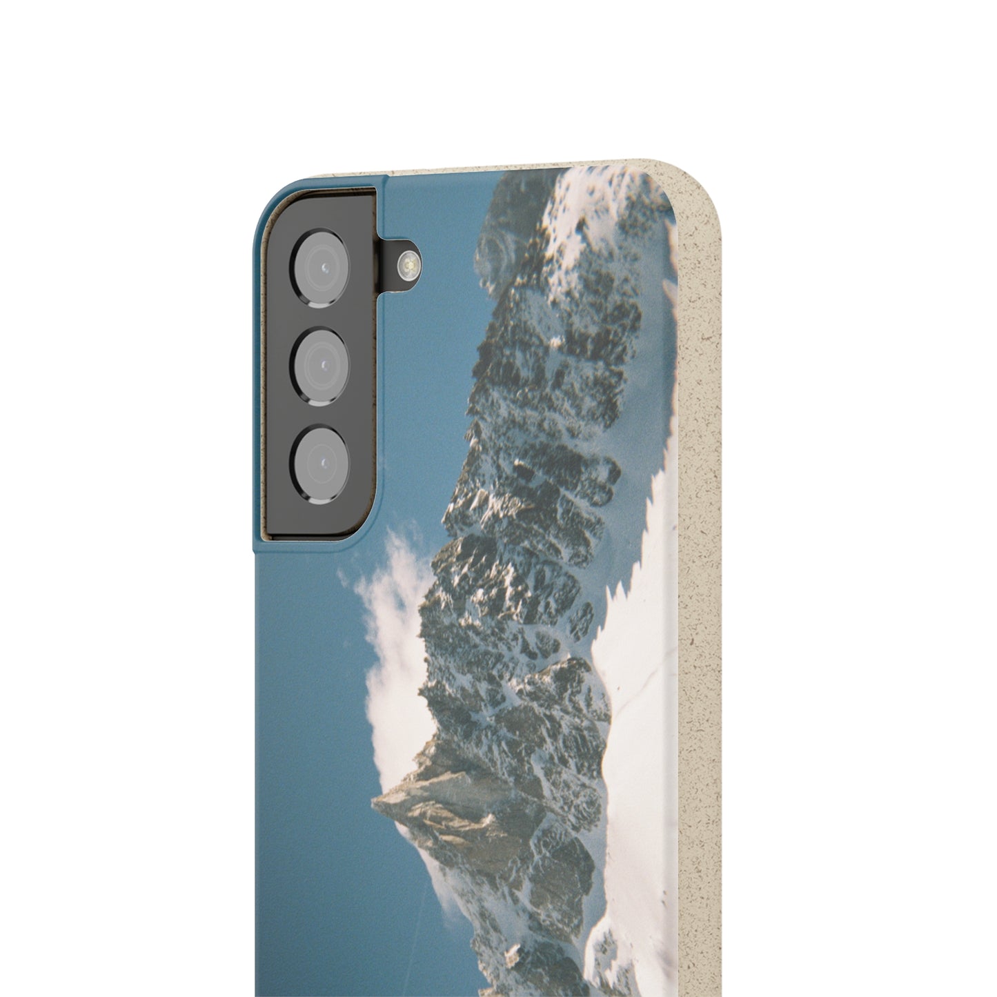 Winter Panorama of Matterhorn on a Biodegradable Case