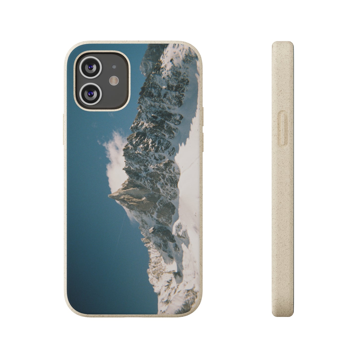 Winter Panorama of Matterhorn on a Biodegradable Case