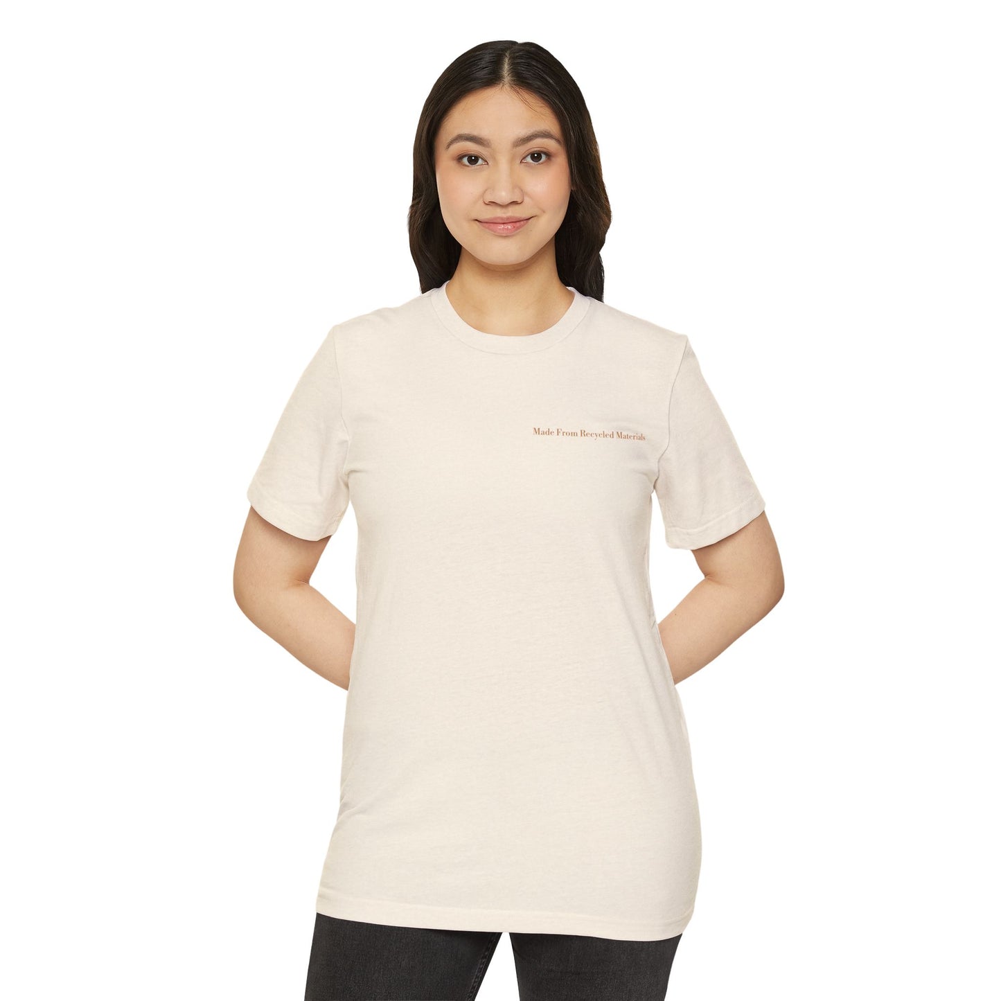 Made From Recycled Materials - Unisex Recycled Organic T-Shirt
