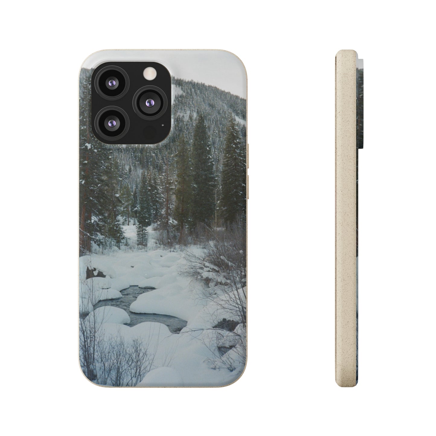 Serene Winter Colorado Landscape Film Photo printed on Biodegradable Case