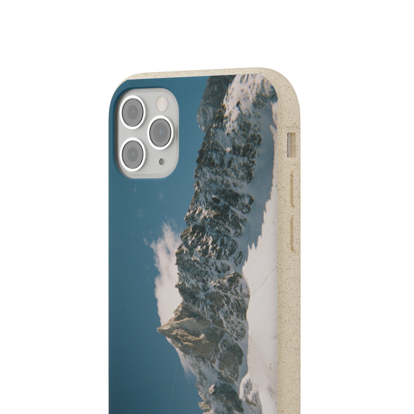 Winter Panorama of Matterhorn on a Biodegradable Case
