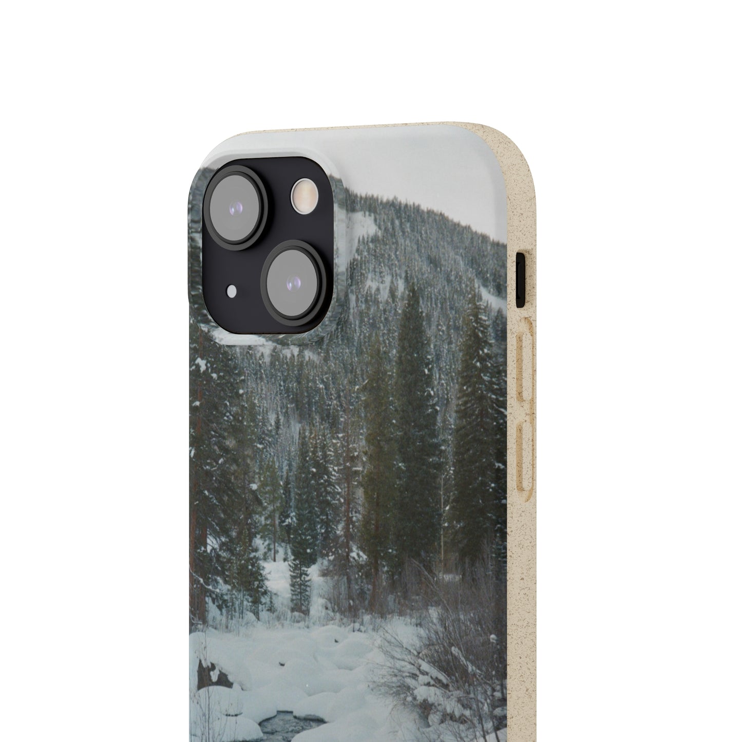 Serene Winter Colorado Landscape Film Photo printed on Biodegradable Case