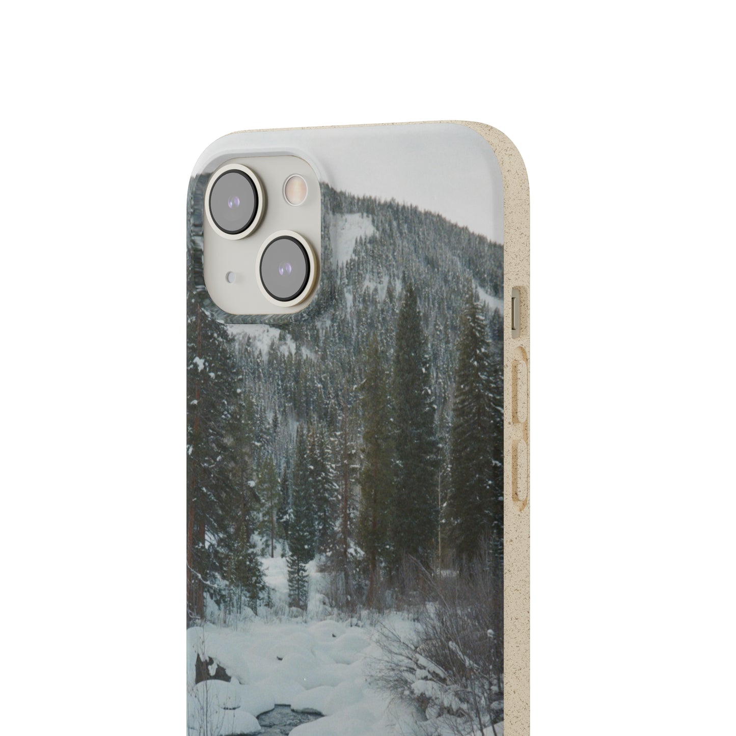 Serene Winter Colorado Landscape Film Photo printed on Biodegradable Case