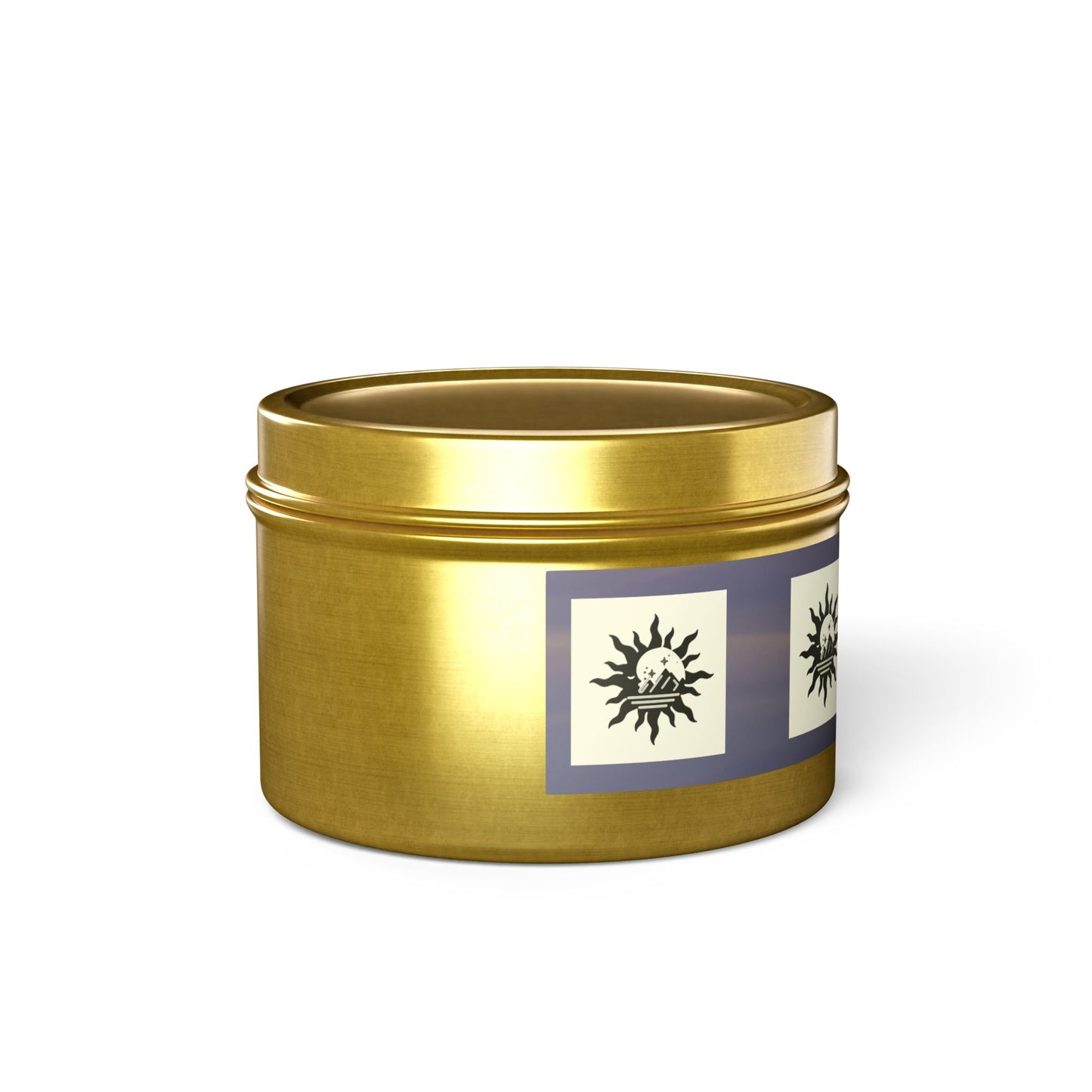 Hand-Poured Vanilla Bean Scent Tin Candle by Wilde & Co