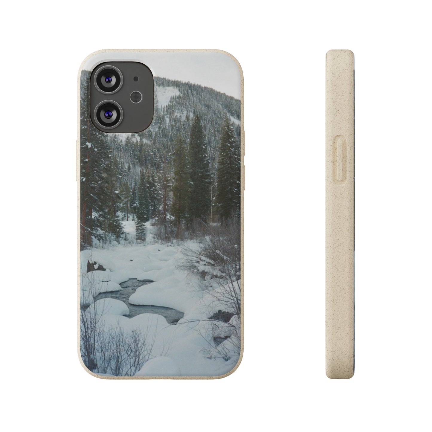 Serene Winter Colorado Landscape Film Photo printed on Biodegradable Case