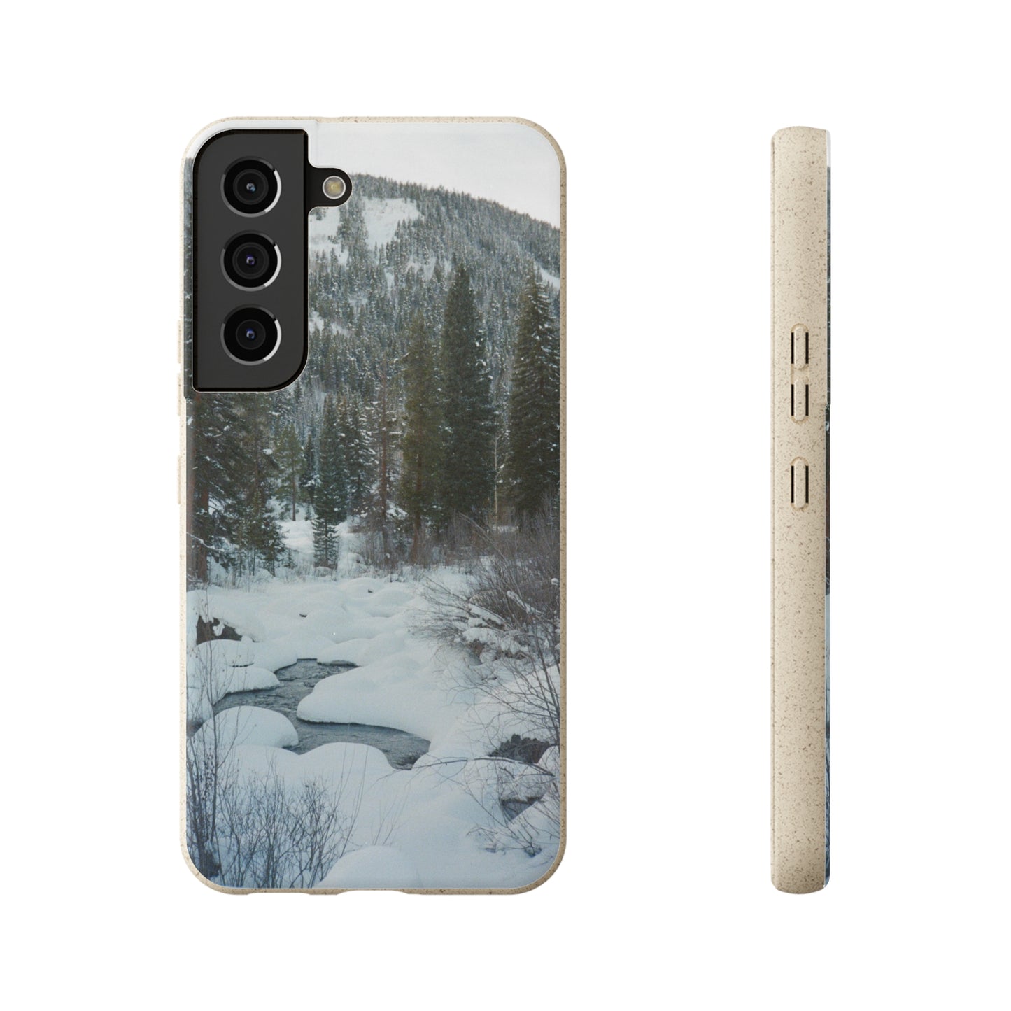 Serene Winter Colorado Landscape Film Photo printed on Biodegradable Case