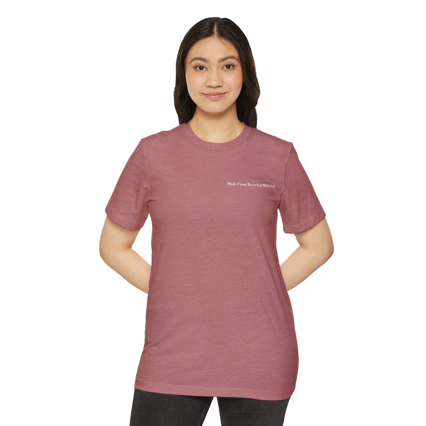 Made From Recycled Materials - Unisex Recycled Organic T-Shirt