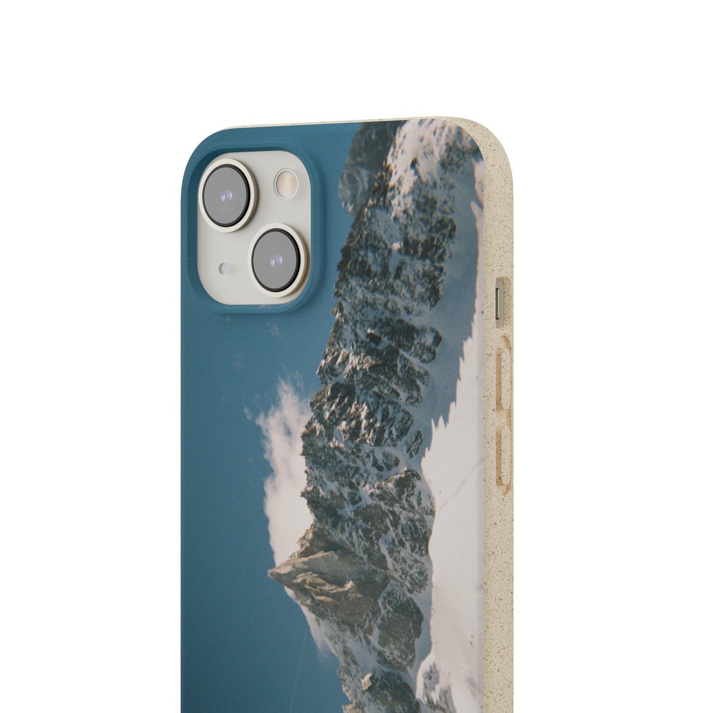 Winter Panorama of Matterhorn on a Biodegradable Case