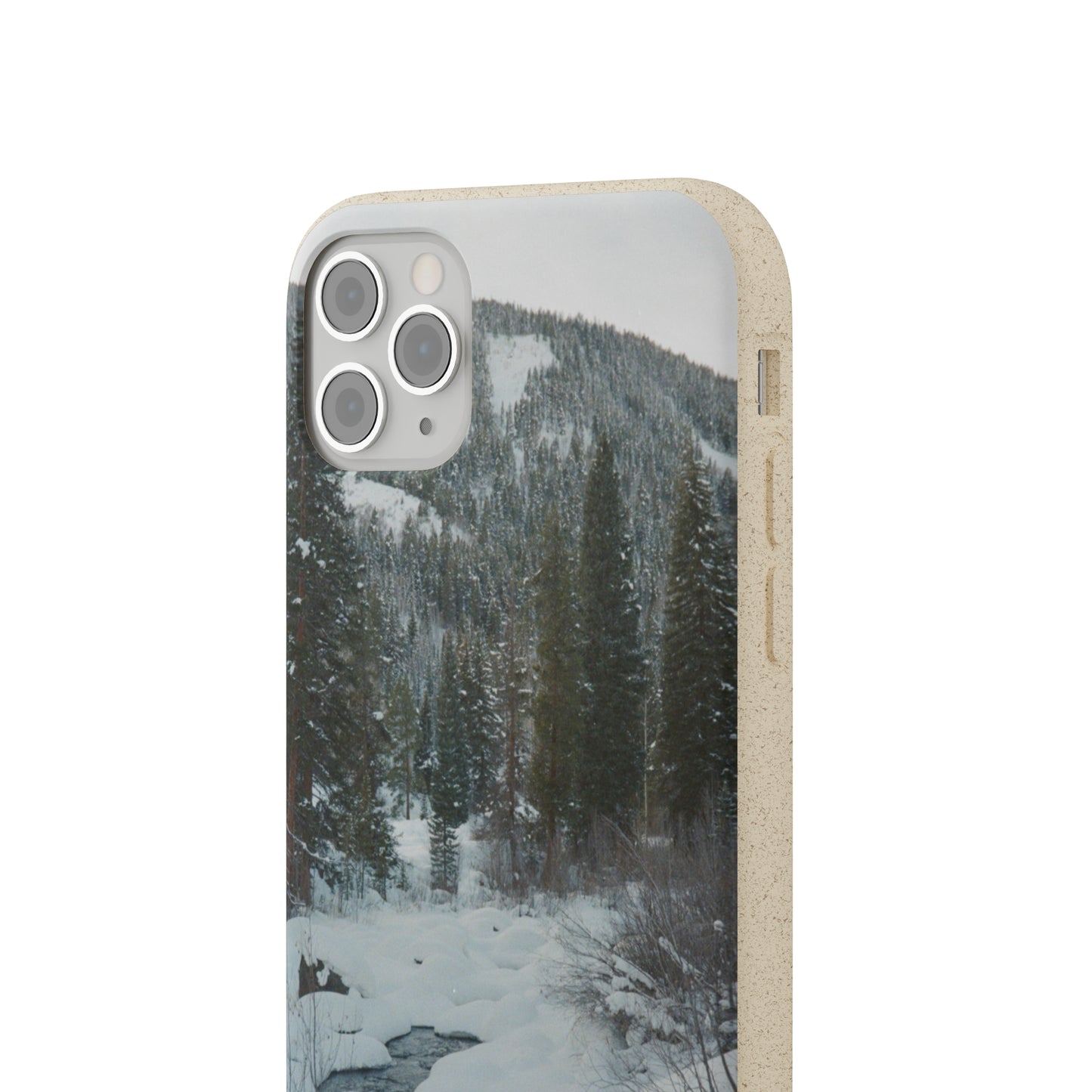 Serene Winter Colorado Landscape Film Photo printed on Biodegradable Case