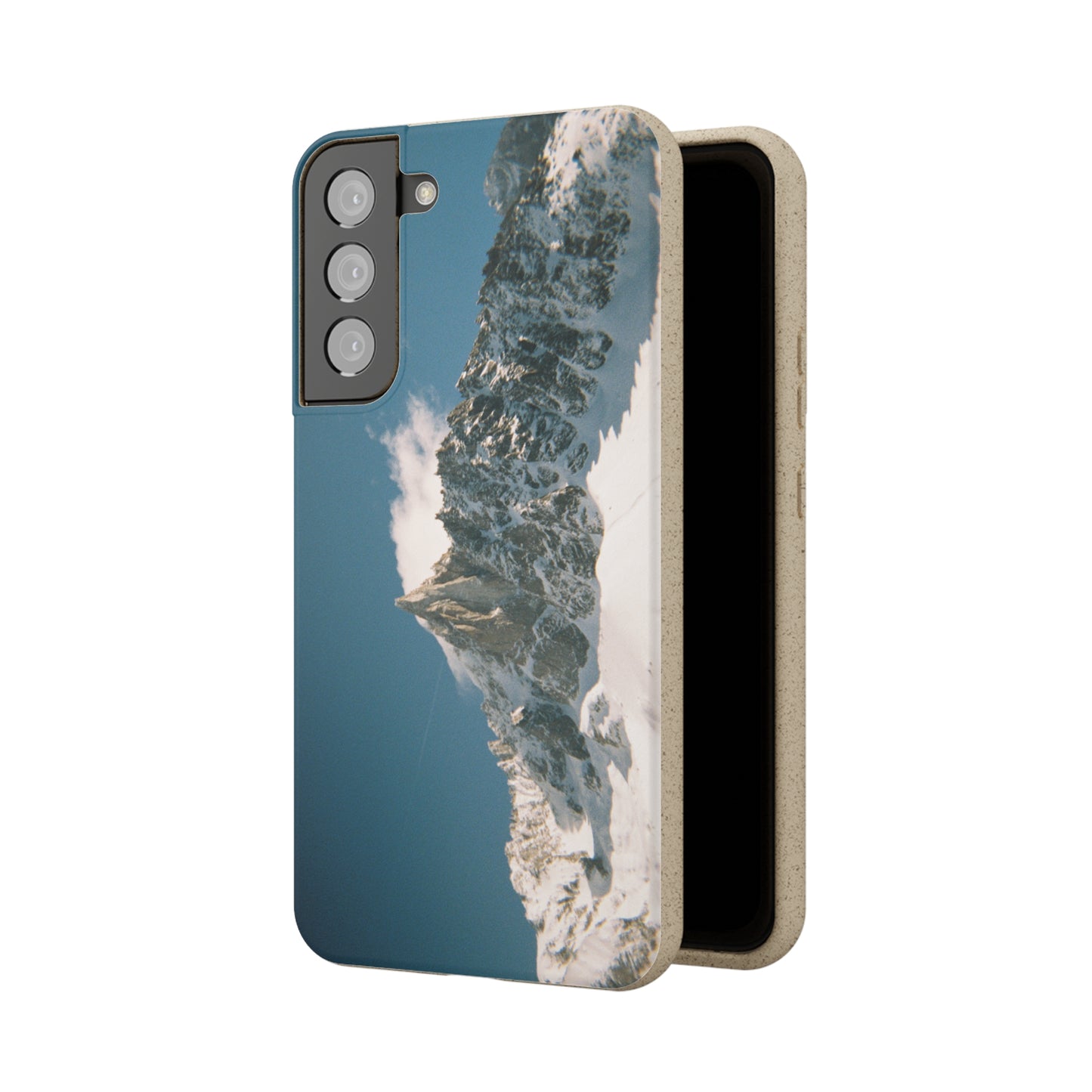 Winter Panorama of Matterhorn on a Biodegradable Case