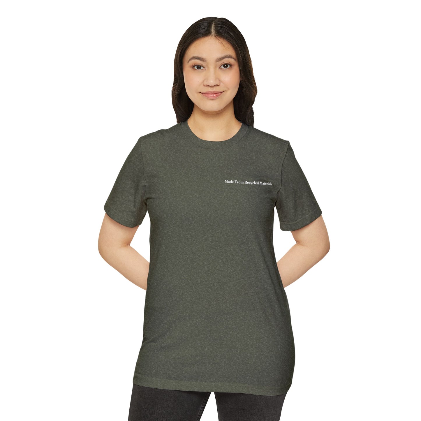 Made From Recycled Materials - Unisex Recycled Organic T-Shirt