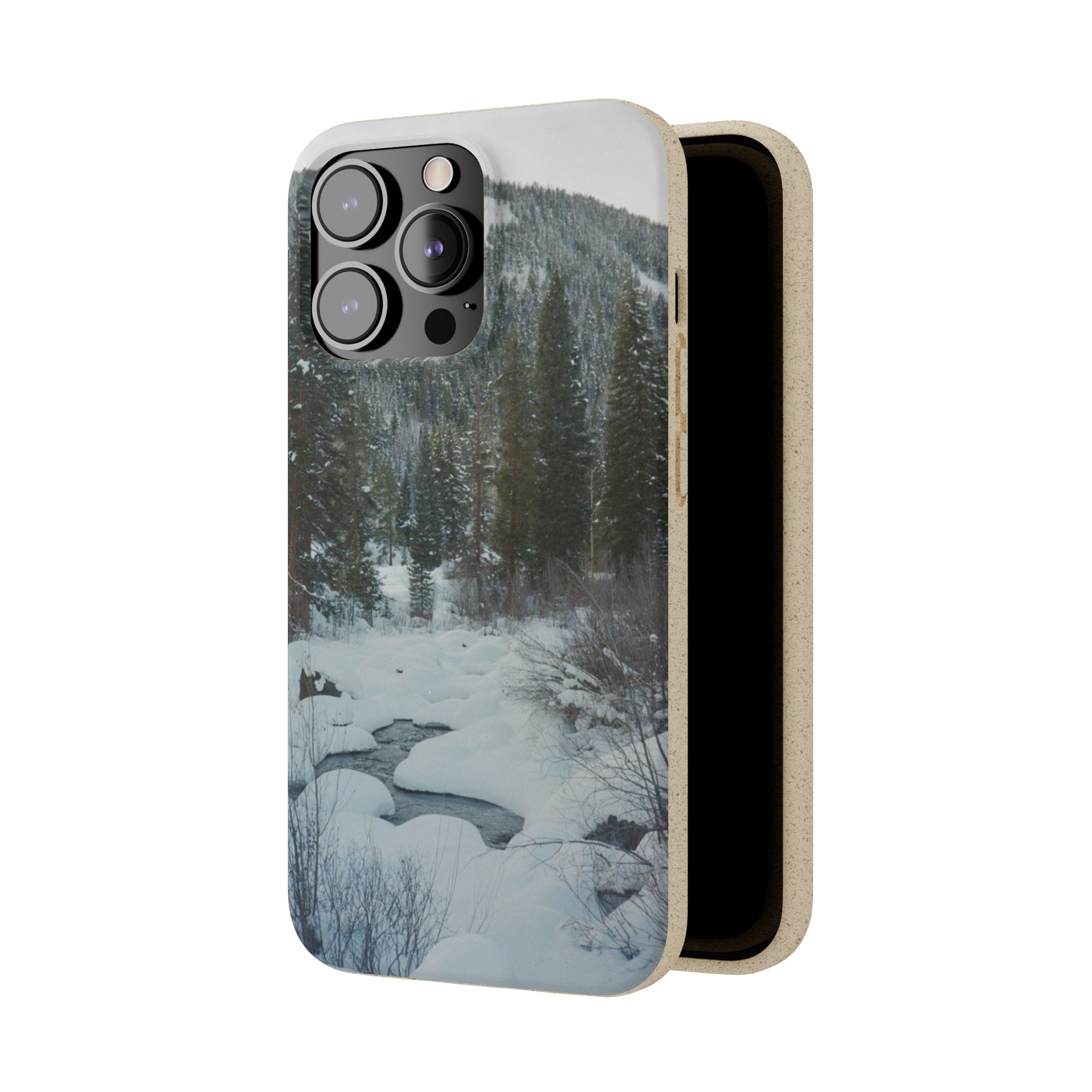 Serene Winter Colorado Landscape Film Photo printed on Biodegradable Case