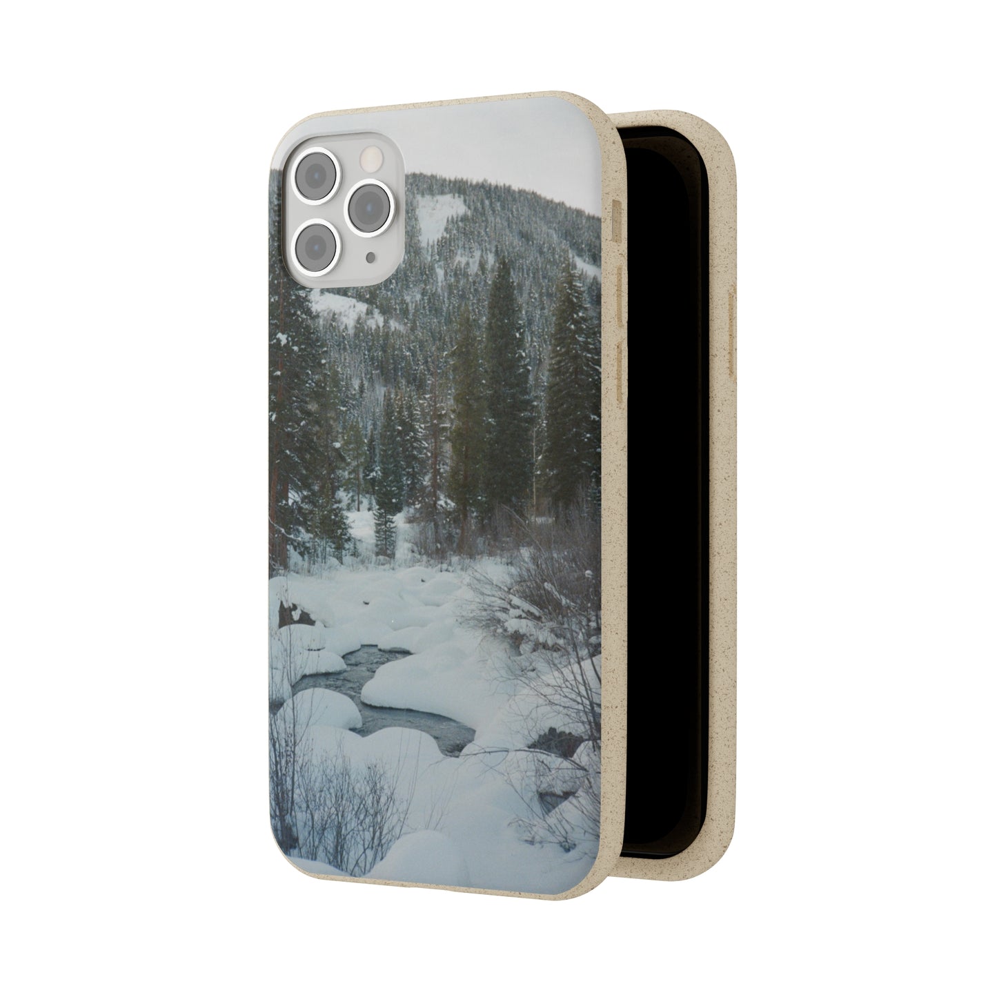 Serene Winter Colorado Landscape Film Photo printed on Biodegradable Case