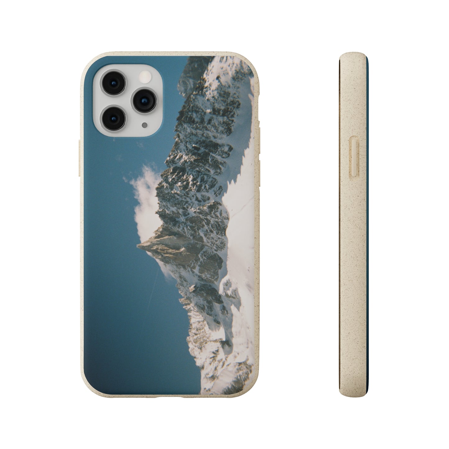Winter Panorama of Matterhorn on a Biodegradable Case
