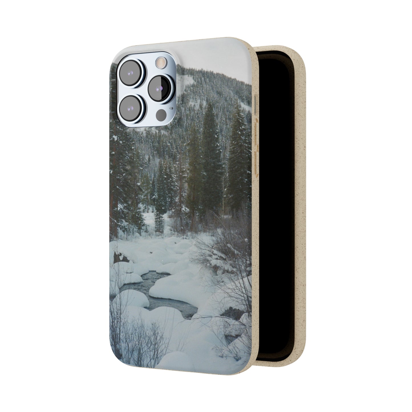 Serene Winter Colorado Landscape Film Photo printed on Biodegradable Case