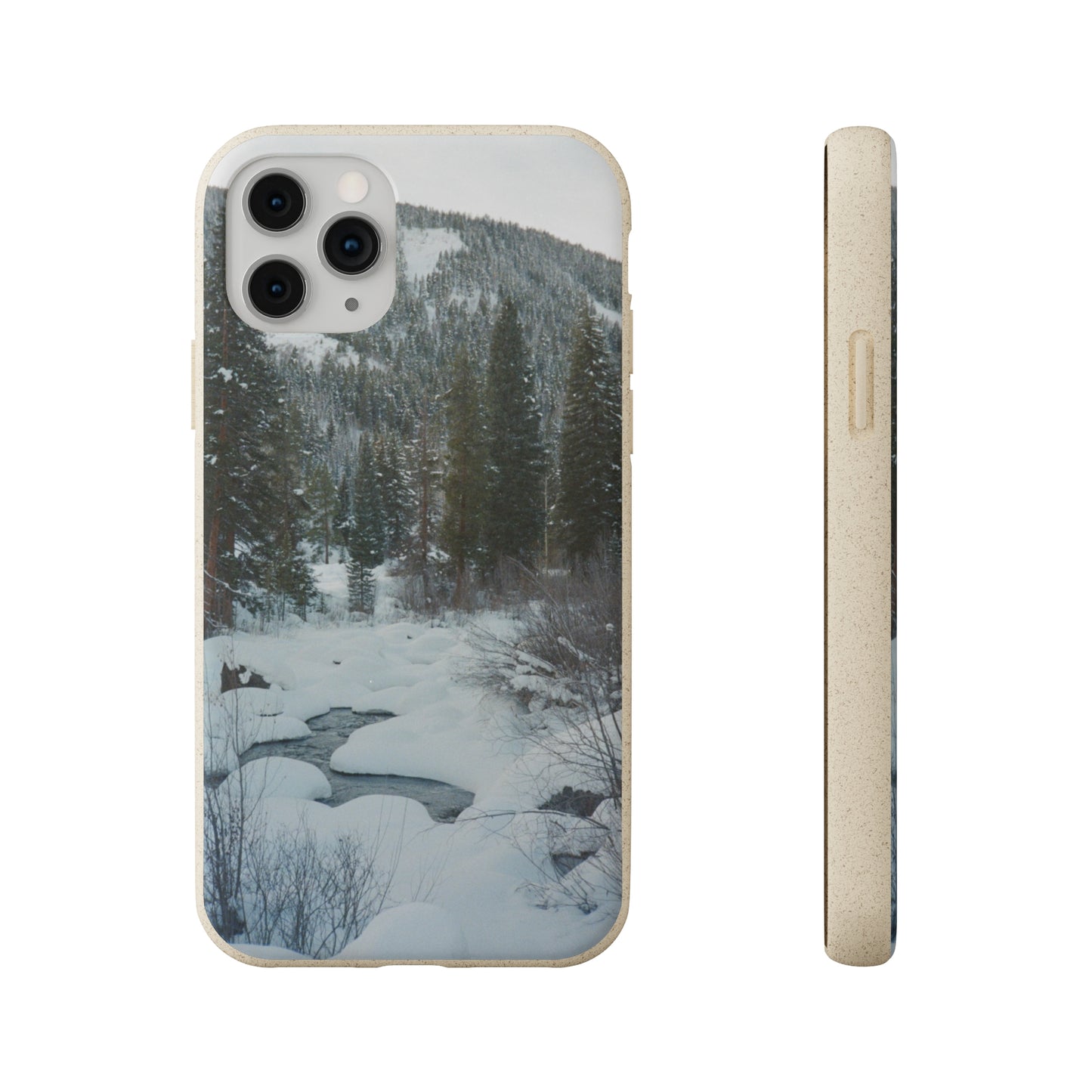 Serene Winter Colorado Landscape Film Photo printed on Biodegradable Case