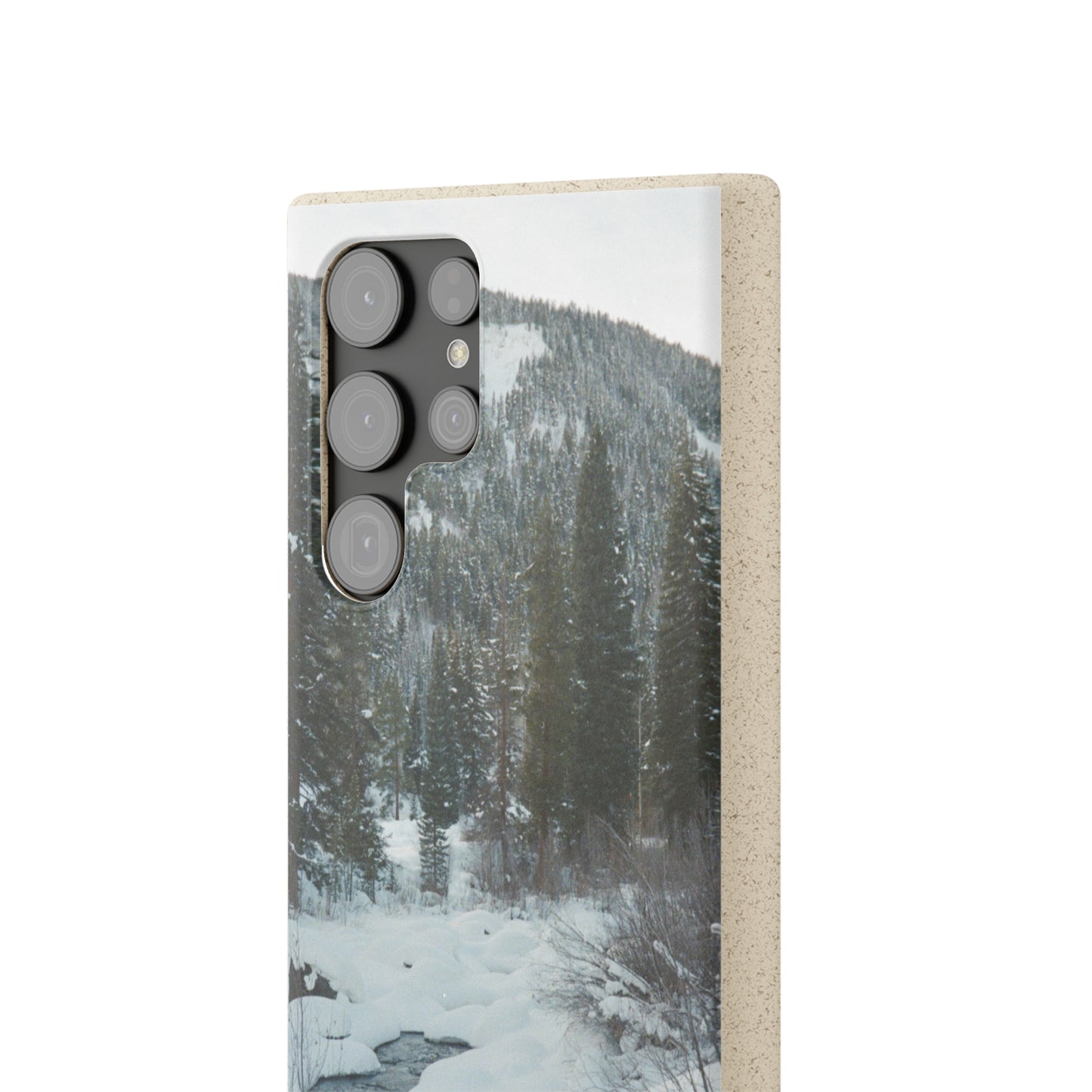 Serene Winter Colorado Landscape Film Photo printed on Biodegradable Case