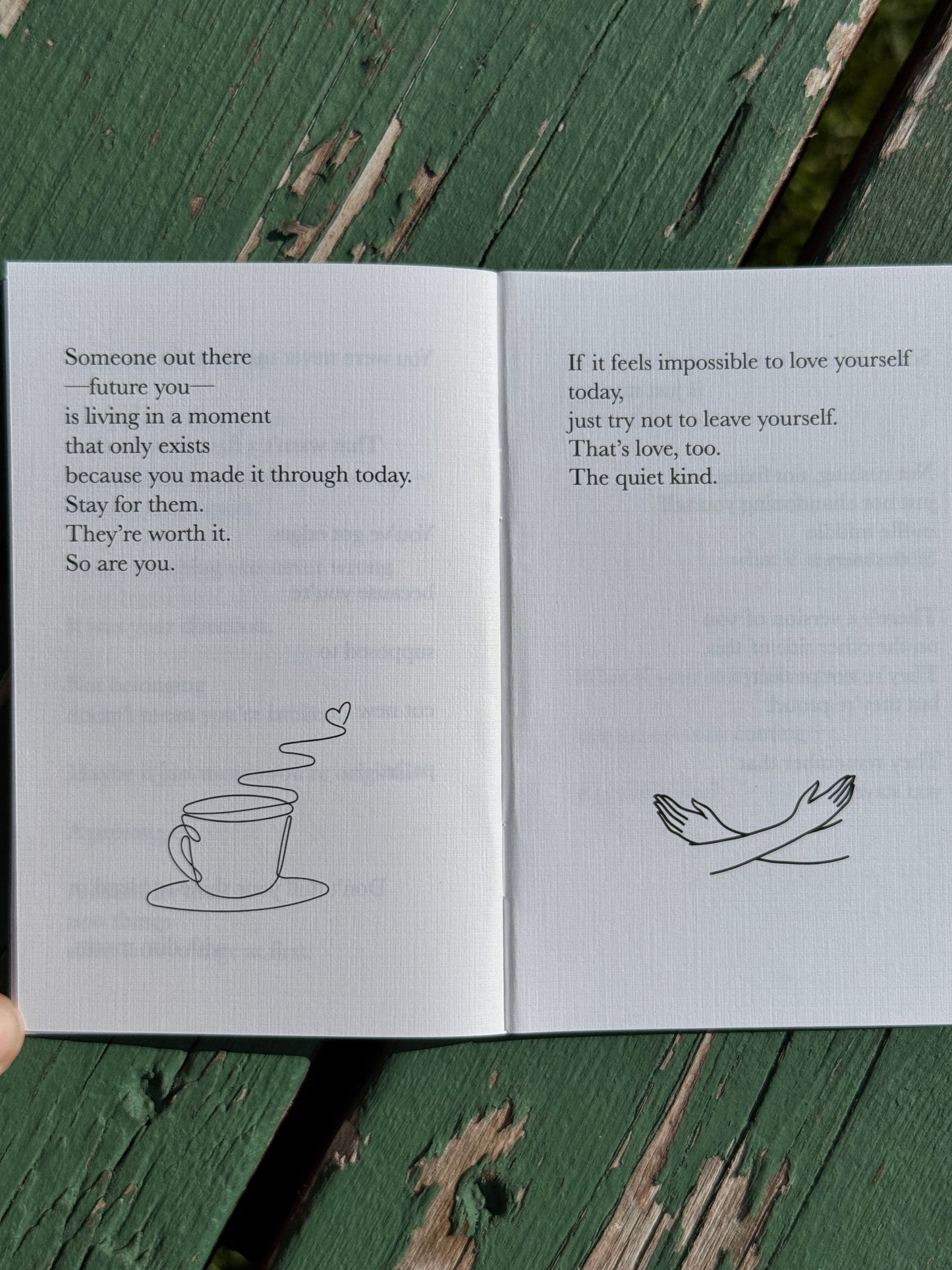'I Hope You Get This' (reasons to stay)