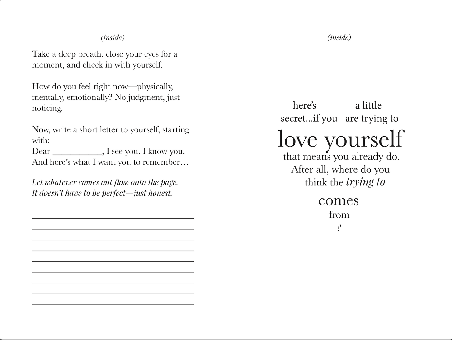 Love Letters to Myself – A Pocket-Sized Guide to Self-Love