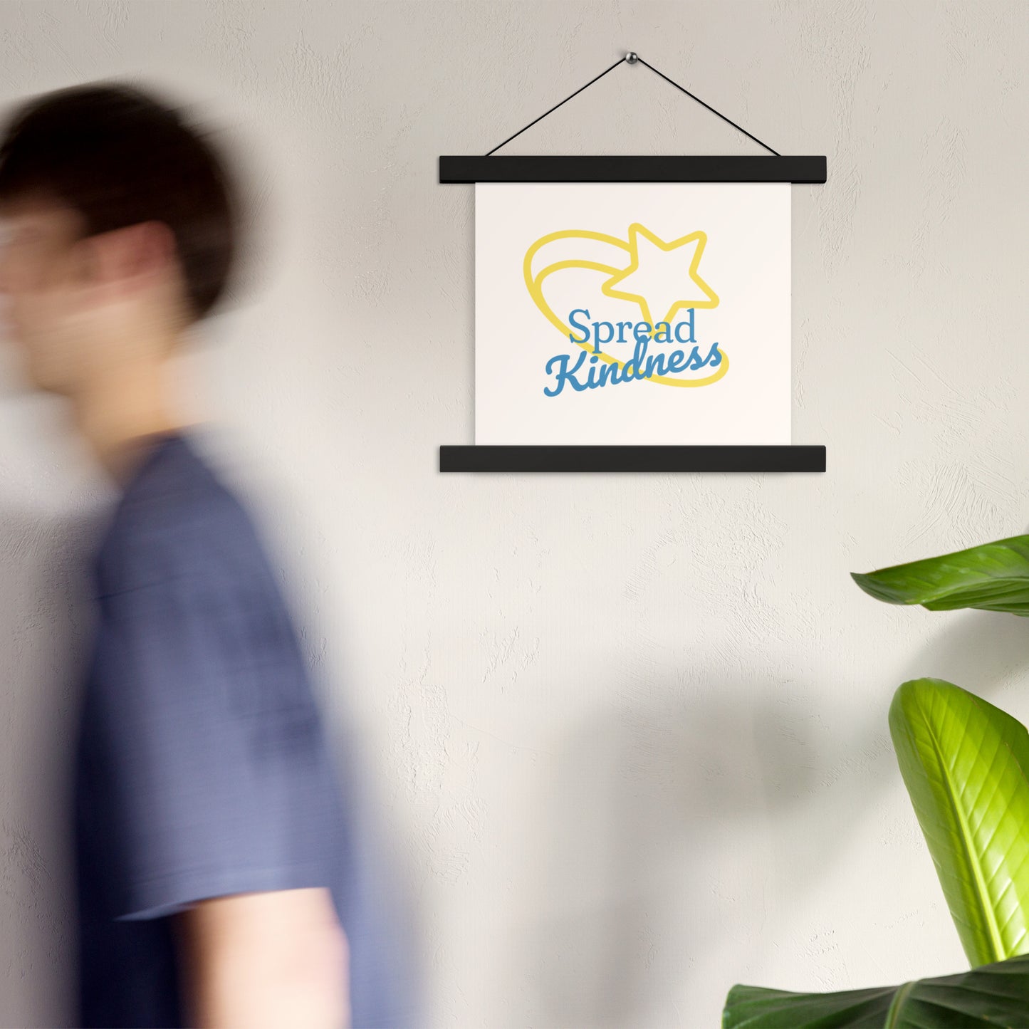 'Spread Kindness' Hanging Poster – Inspirational Wall Art – Uplifting Design for Any Space