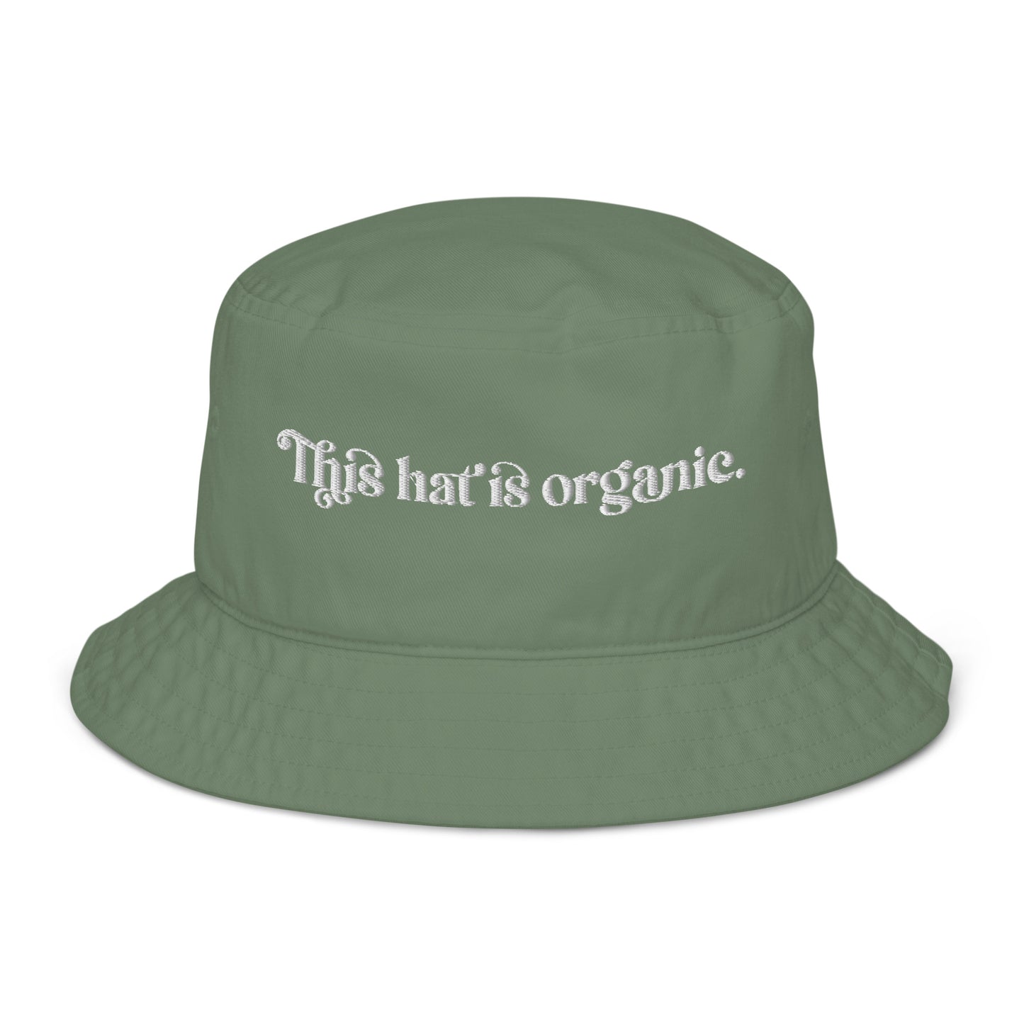 'This Hat is Organic' Bucket Hat – Sustainable & Trendy – Comfortable Sun Protection