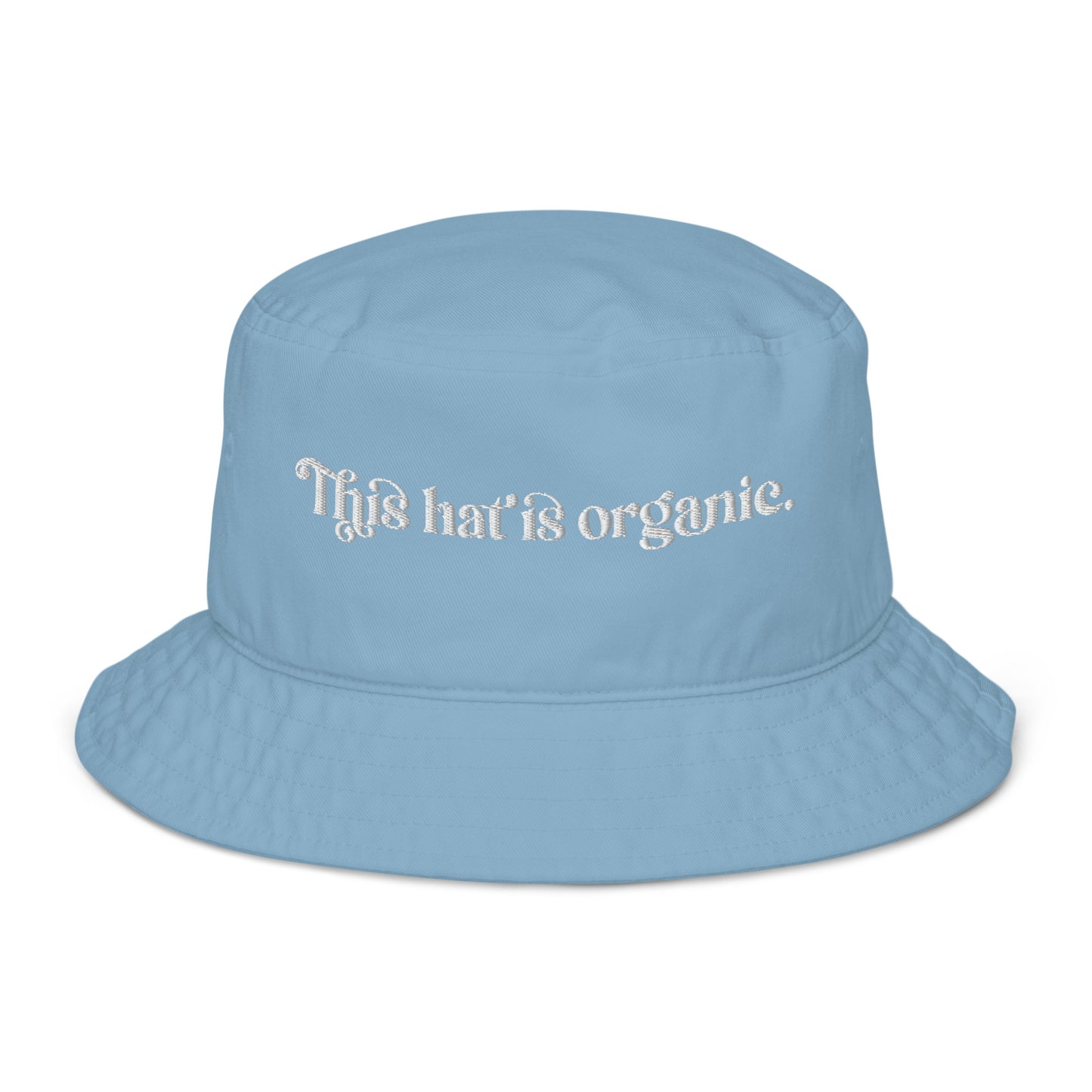 'This Hat is Organic' Bucket Hat – Sustainable & Trendy – Comfortable Sun Protection