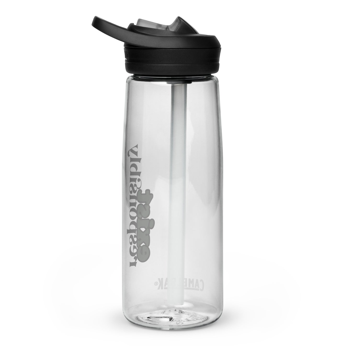 'Exist Responsibly' Sports Water Bottle – Eco-Friendly & Durable – CamelBak Eddy
