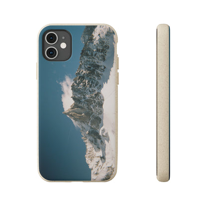 Winter Panorama of Matterhorn on a Biodegradable Case