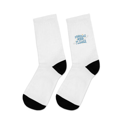 Save The Planet Recycled Poly Socks