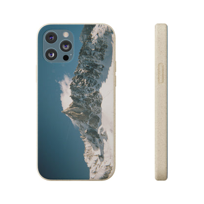 Winter Panorama of Matterhorn on a Biodegradable Case