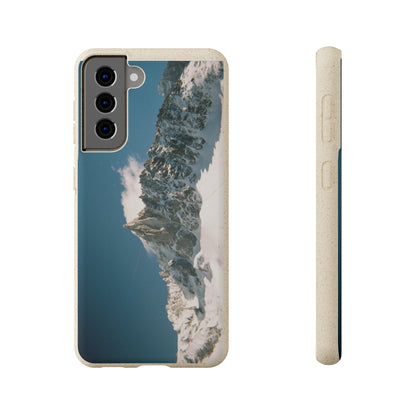 Winter Panorama of Matterhorn on a Biodegradable Case