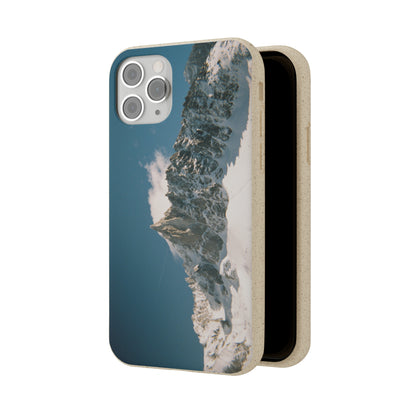 Winter Panorama of Matterhorn on a Biodegradable Case