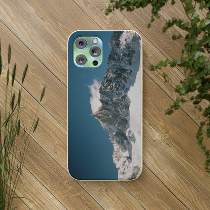Winter Panorama of Matterhorn on a Biodegradable Case