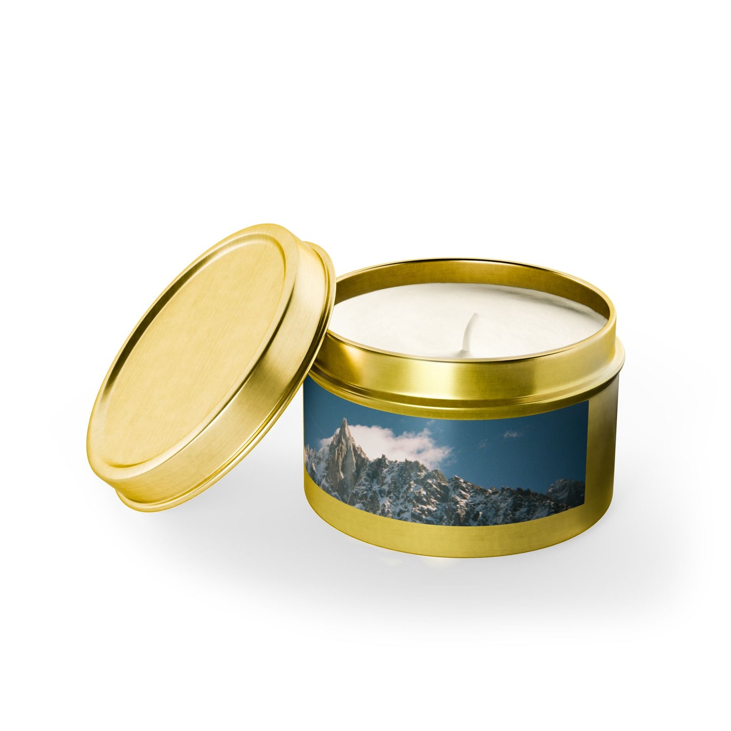 Mountain Escape Matterhorn Scented Soy Candle - 4oz Tin, 20hr Burn, Handmade USA