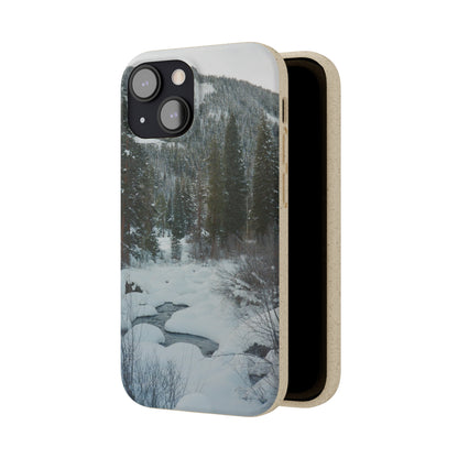 Serene Winter Colorado Landscape Film Photo printed on Biodegradable Case