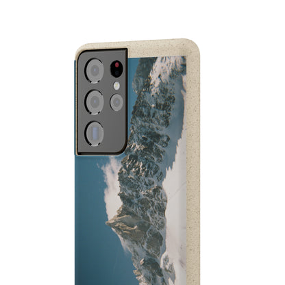Winter Panorama of Matterhorn on a Biodegradable Case