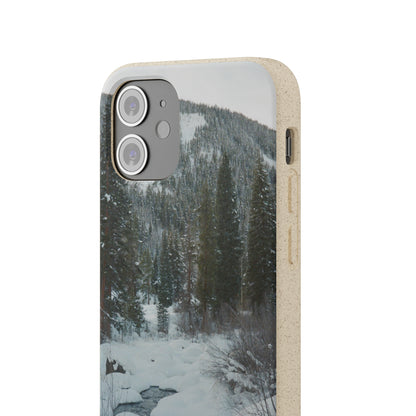 Serene Winter Colorado Landscape Film Photo printed on Biodegradable Case