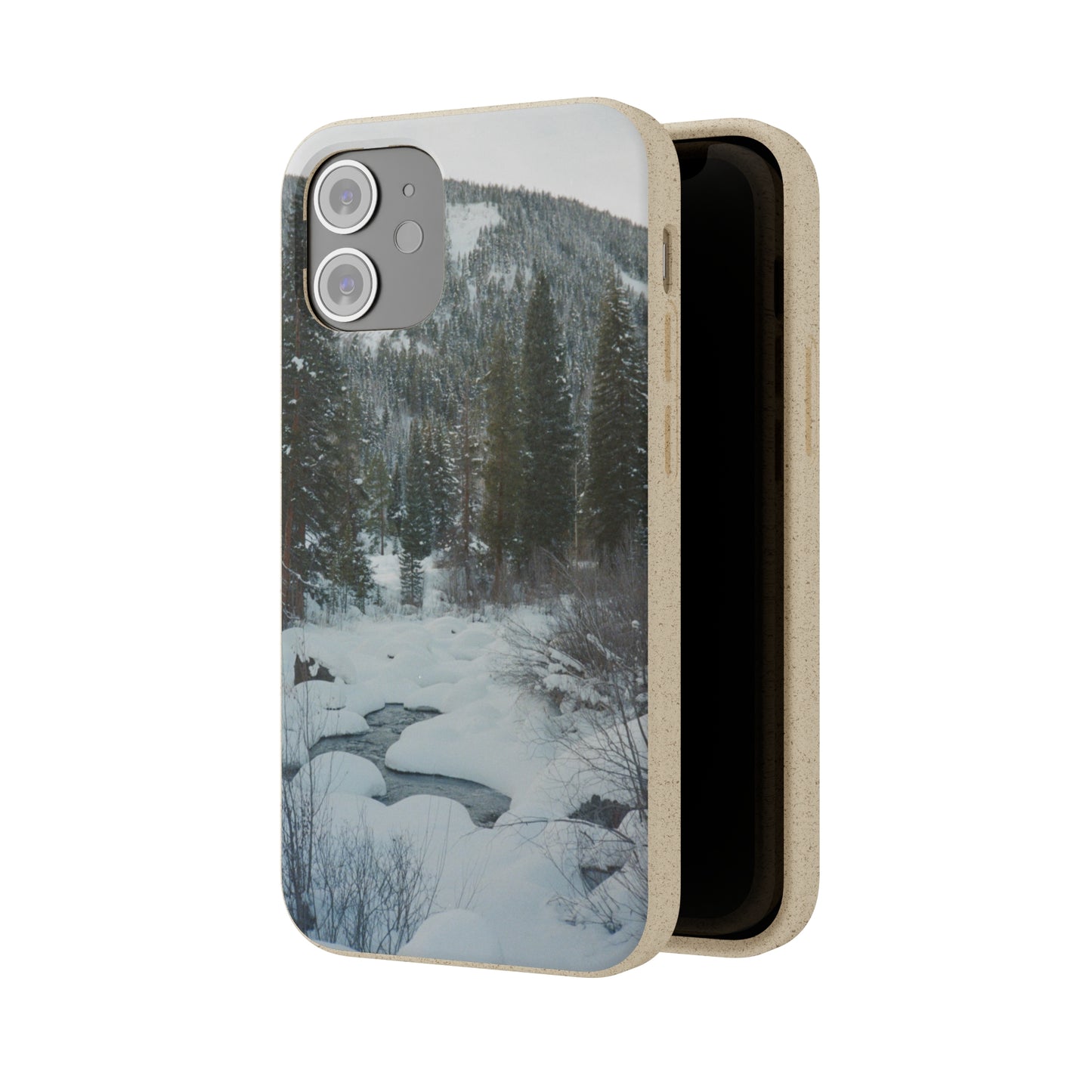 Serene Winter Colorado Landscape Film Photo printed on Biodegradable Case