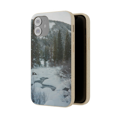 Serene Winter Colorado Landscape Film Photo printed on Biodegradable Case