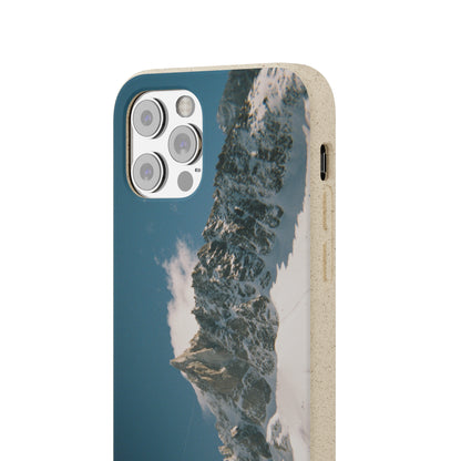 Winter Panorama of Matterhorn on a Biodegradable Case