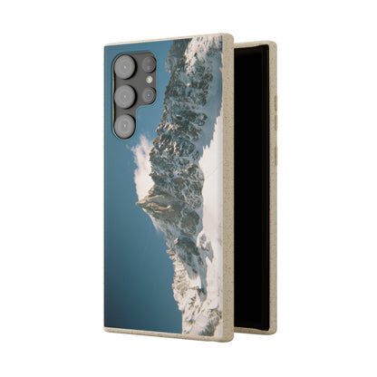 Winter Panorama of Matterhorn on a Biodegradable Case
