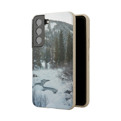Serene Winter Colorado Landscape Film Photo printed on Biodegradable Case