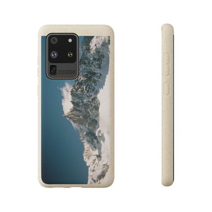 Winter Panorama of Matterhorn on a Biodegradable Case