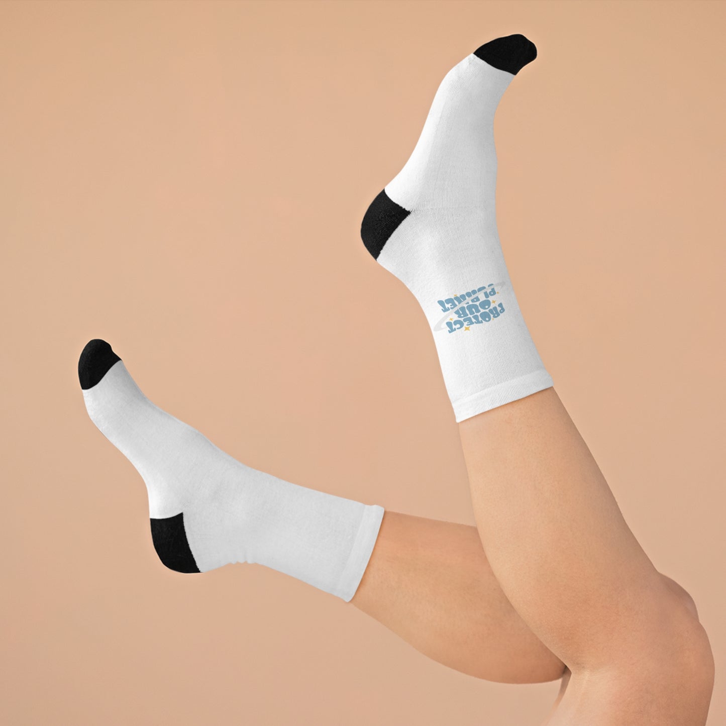 Save The Planet Recycled Poly Socks